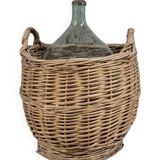 Demijohn with her basket