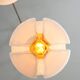 Lampes à Suspension Mid-Century en Chrome et Verre, Italie, Set de 2