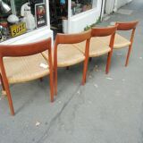 4 chairs from N.O. Moller