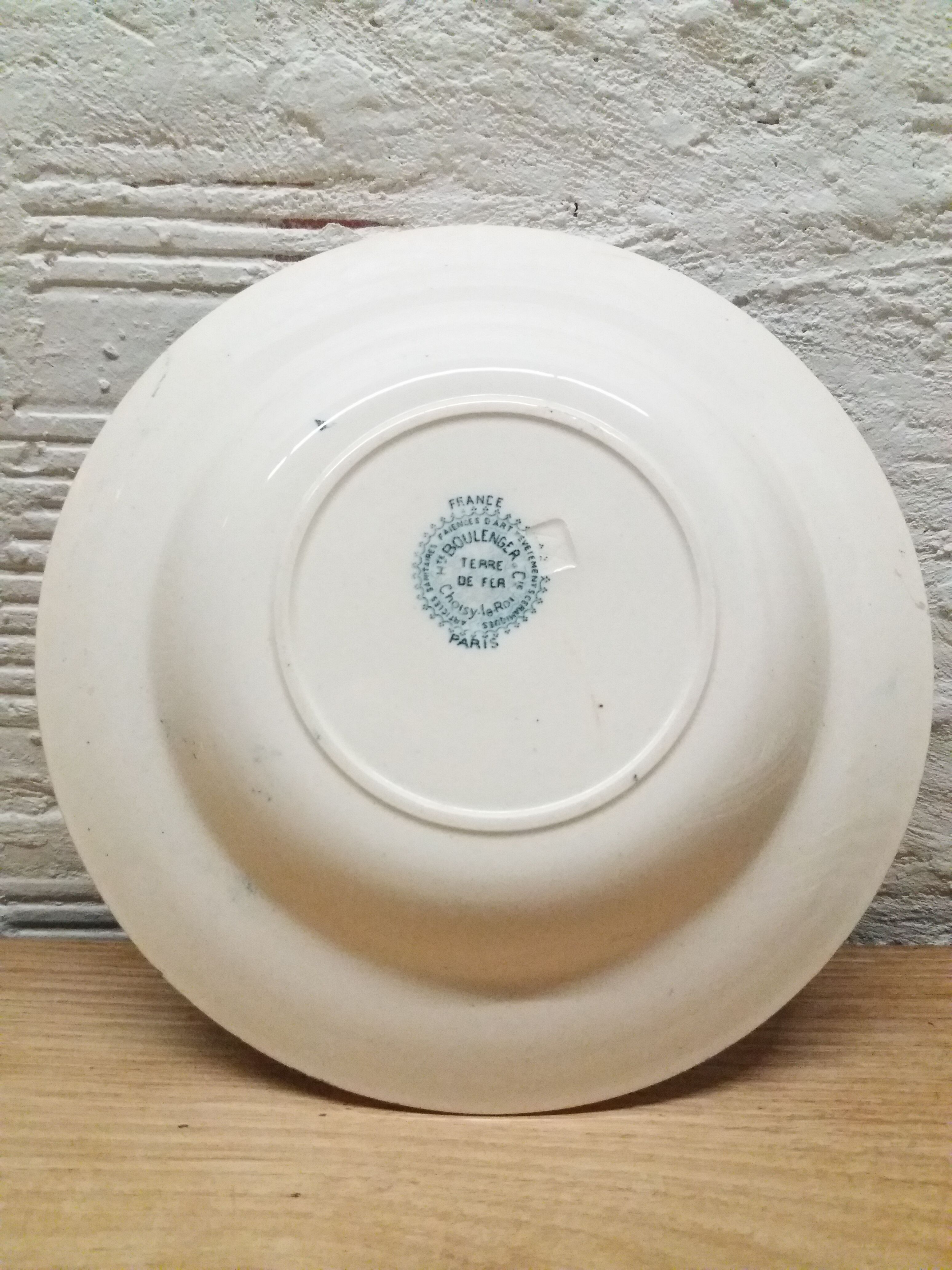 Set 5 hollow plates Iron Earth