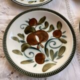 6 flat plates Argenteuil Boch Belgium