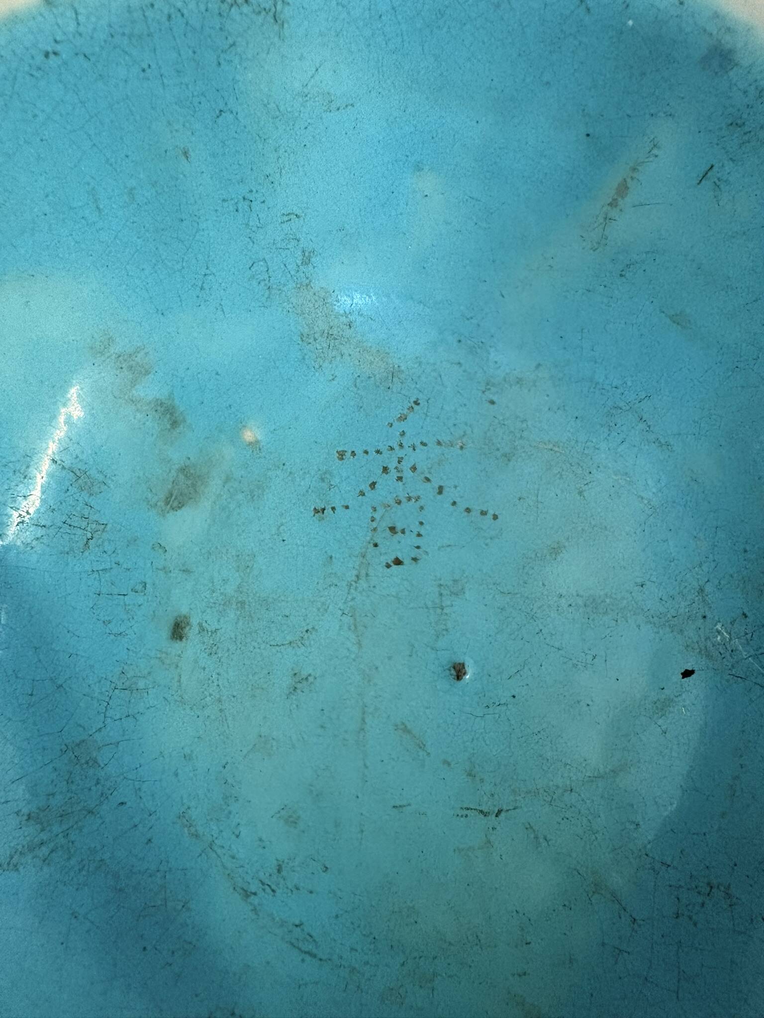 Coupe Plate Empty Pocket Family Rose Celadon Porcelain Peranakan Qing