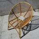 Rattan chair basket