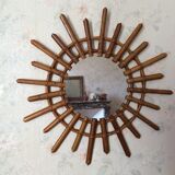 Mirror rattan sun 58 cm years 60