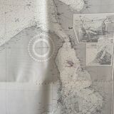 Denmark and Sweden The Sound Entrance to Baltic Nautical Map
