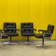 1970s Leather Swivel Chair Eurochair by Girsberger (Price for One)