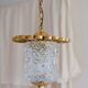 Glass and brass hanging 1950s