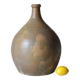 Large vintage ceramic jar, lamp, demijohn, lady-jeanne, bottle.