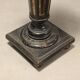 Antique ebonised wood and mother-of-pearl columns, 19th century