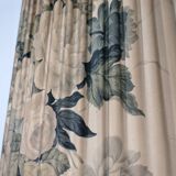 Teak Tripod Micheline Floor Lamp from Brass by JT Kalmar for Kalmar, 1950s