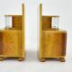 1939s set of Art Deco bedside tables, Czechoslovakia