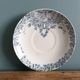 Saint Amand plate by Lebacqz & Bouchart, Colombier decoration, early 20th century