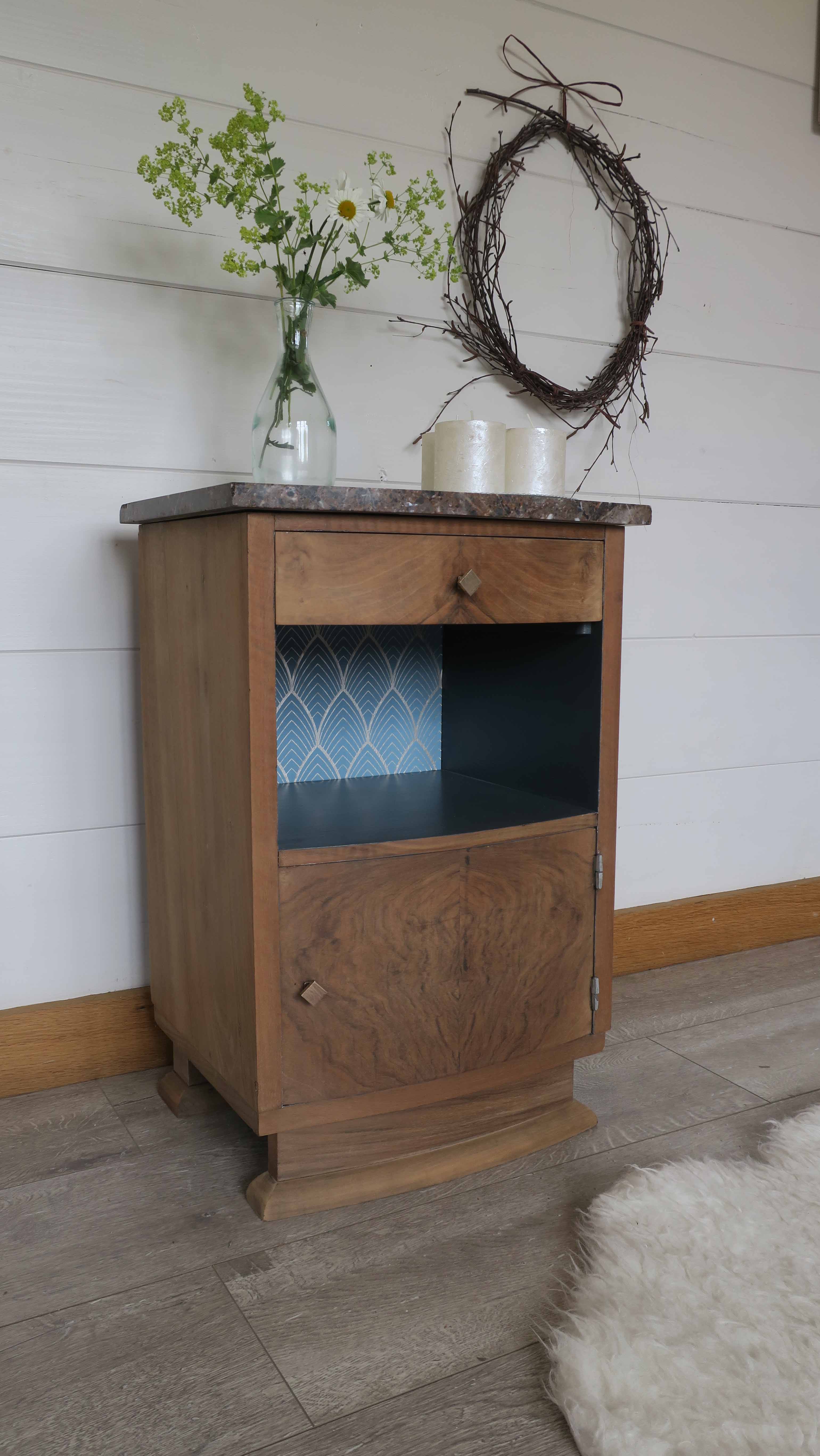 Art deco bedside table