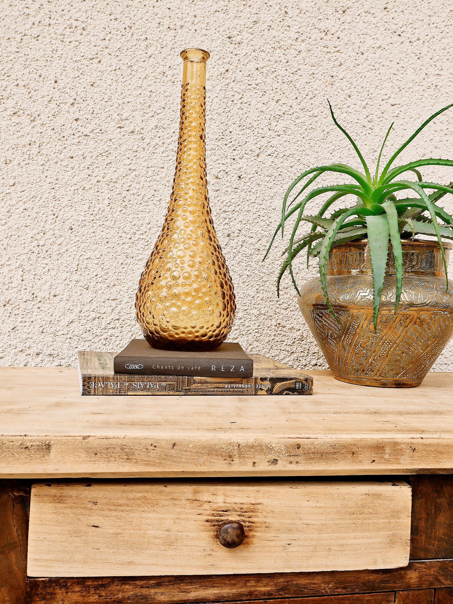 Yellow Italian carafe