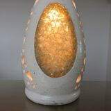 Ceramic lamp and resin "Accolay" 50s 60s