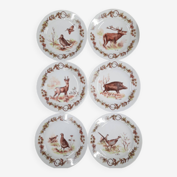 Game theme porcelain plates