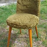 Chaises moumoute verte