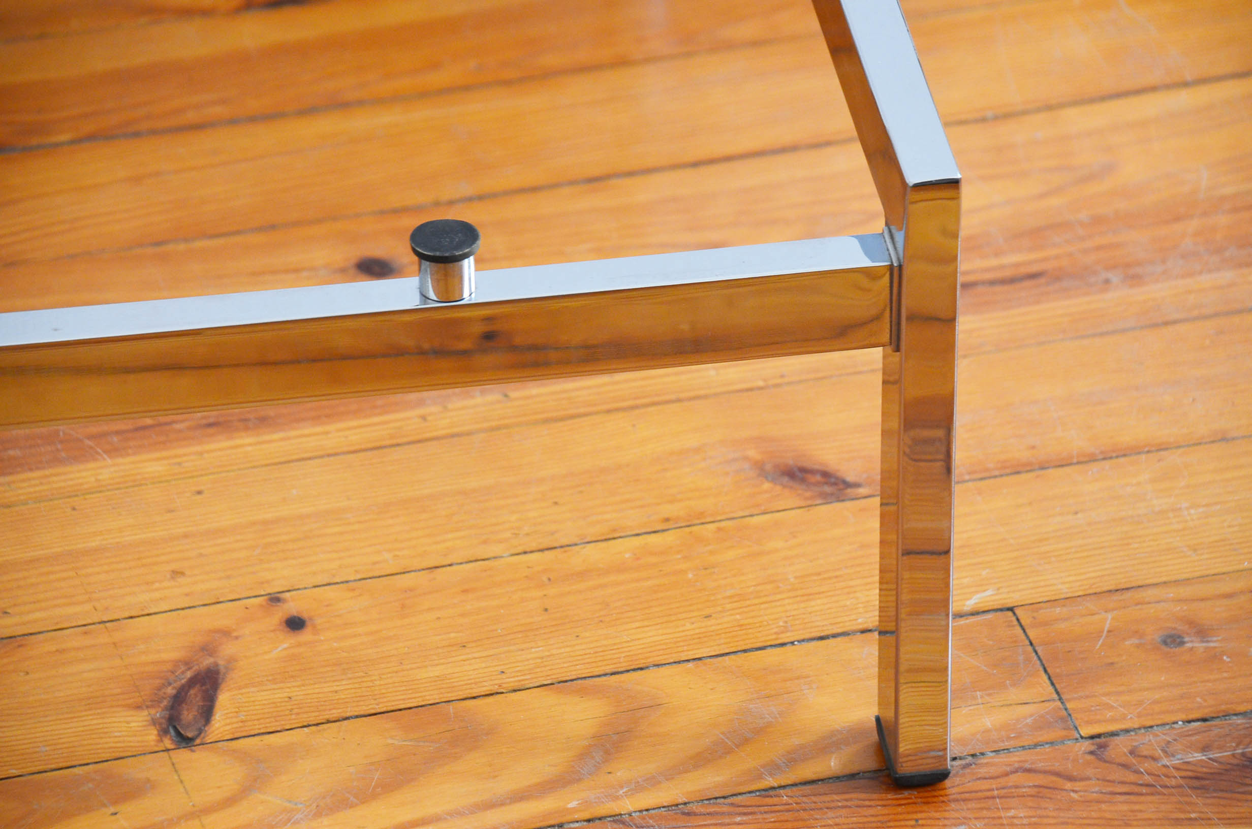 Marble and metal coffee table 70s