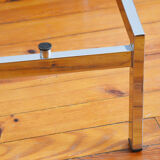 Marble and metal coffee table 70s