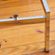 Marble and metal coffee table 70s