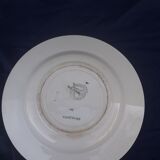 Hollow plate in earthenware Mill of Wolves and Hamage model Hawthorn diam 22 cm