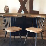 Pair of  bistro Baumann chairs