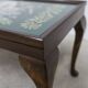 Table basse 1940 needlewoman shop london broderie sous verre