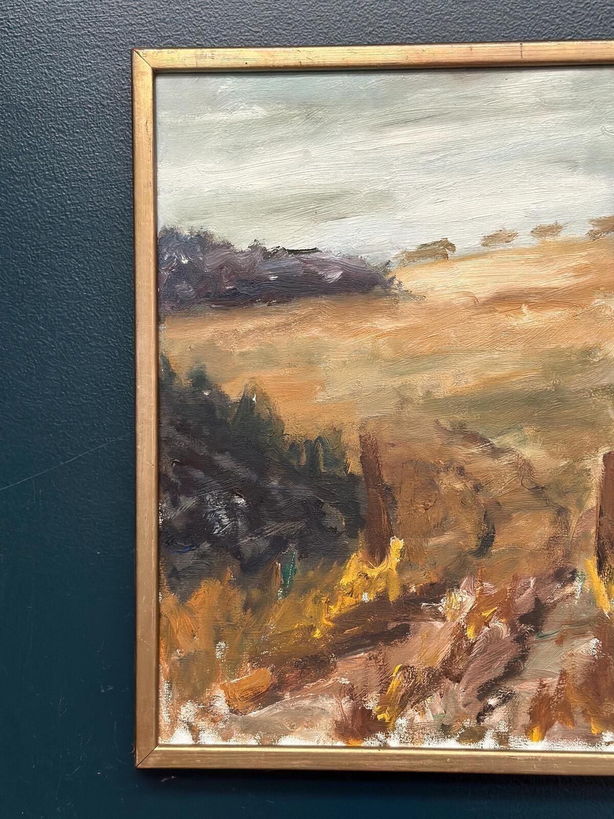 Original Swedish Oil on Canvas – “Landscape” by Bertil Lundh – Signed