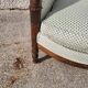 Armchair empire bergere in dark walnut from the XIXth century