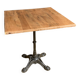 Table bistrot bois brut