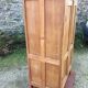 Vintage wardrobe with compass feet in beech