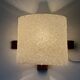 Teak chandelier and vintage design wall lamp 60 years