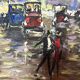 1950s painting "Paris at Night"