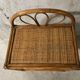 1970s rattan bedside table
