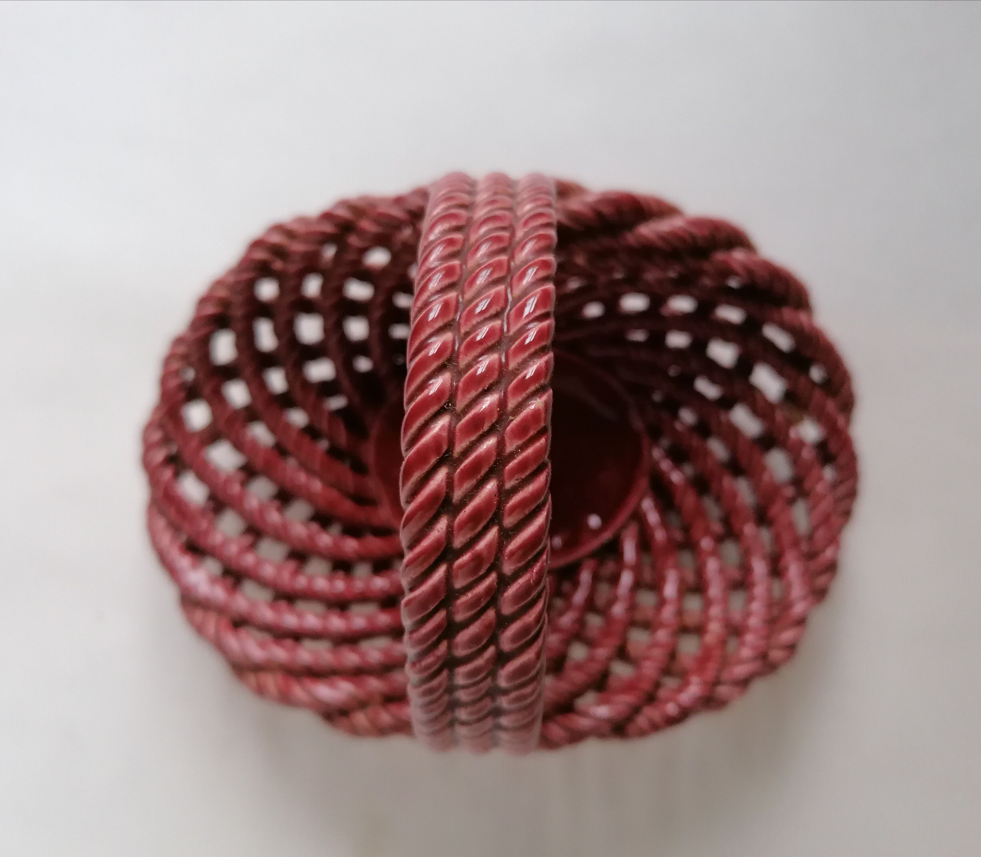 Braided basket in slurry