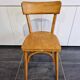 Set of 6 vintage 1970s bistro chairs