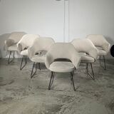 Set of 6 Saarinen design chairs, Knoll edition