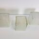 Iviken Ice Cube Table Lamp in Glass from Ikea, 1990s, Set of 3