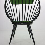 Black original "circle" chair Yngve Ekström for Swedese, 1960s, Sweden