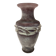 Stunning Postmodern Brown Hand-Molded Scavo Glass Vase, Italy