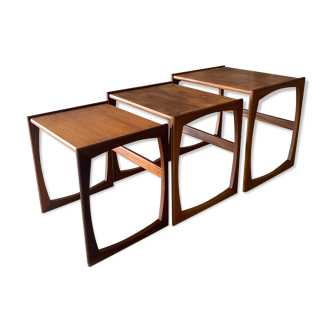 English teak trundle tables by G-Plan