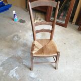 Low straw chair called "nurse"