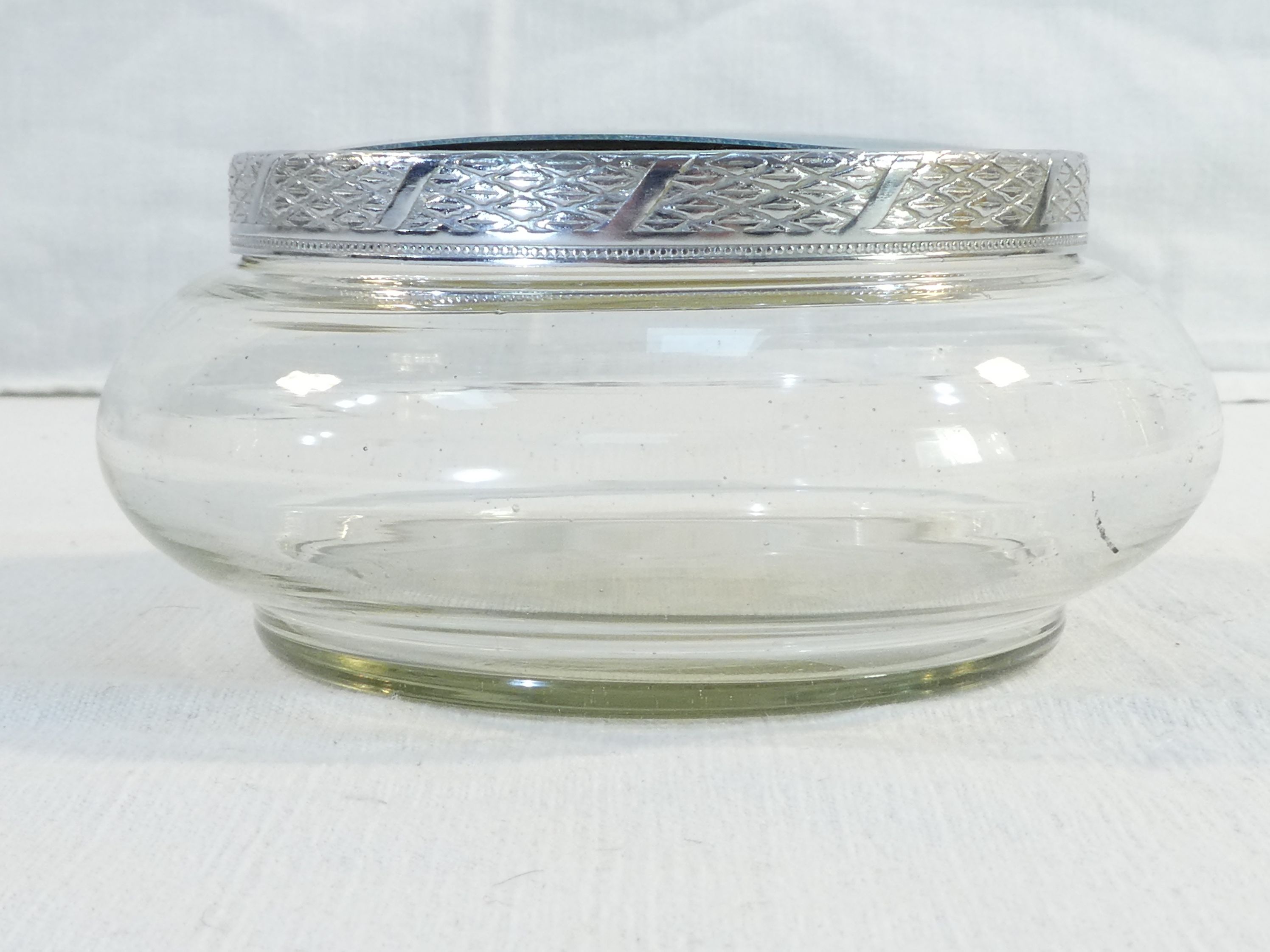 HILL RAYMOLOID glass cotton box