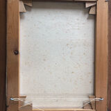 Oil on marine canvas