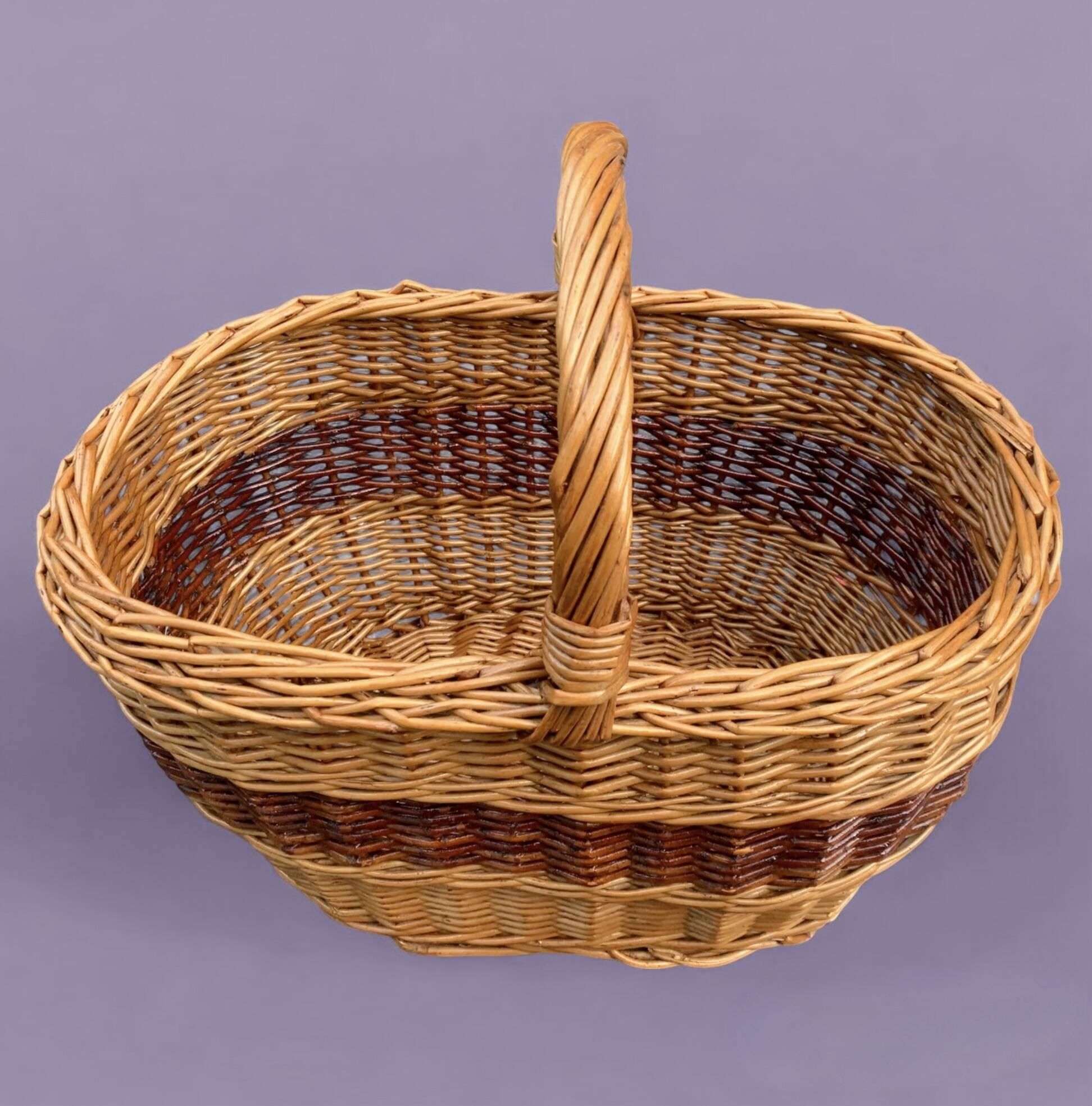 Vintage wicker basket