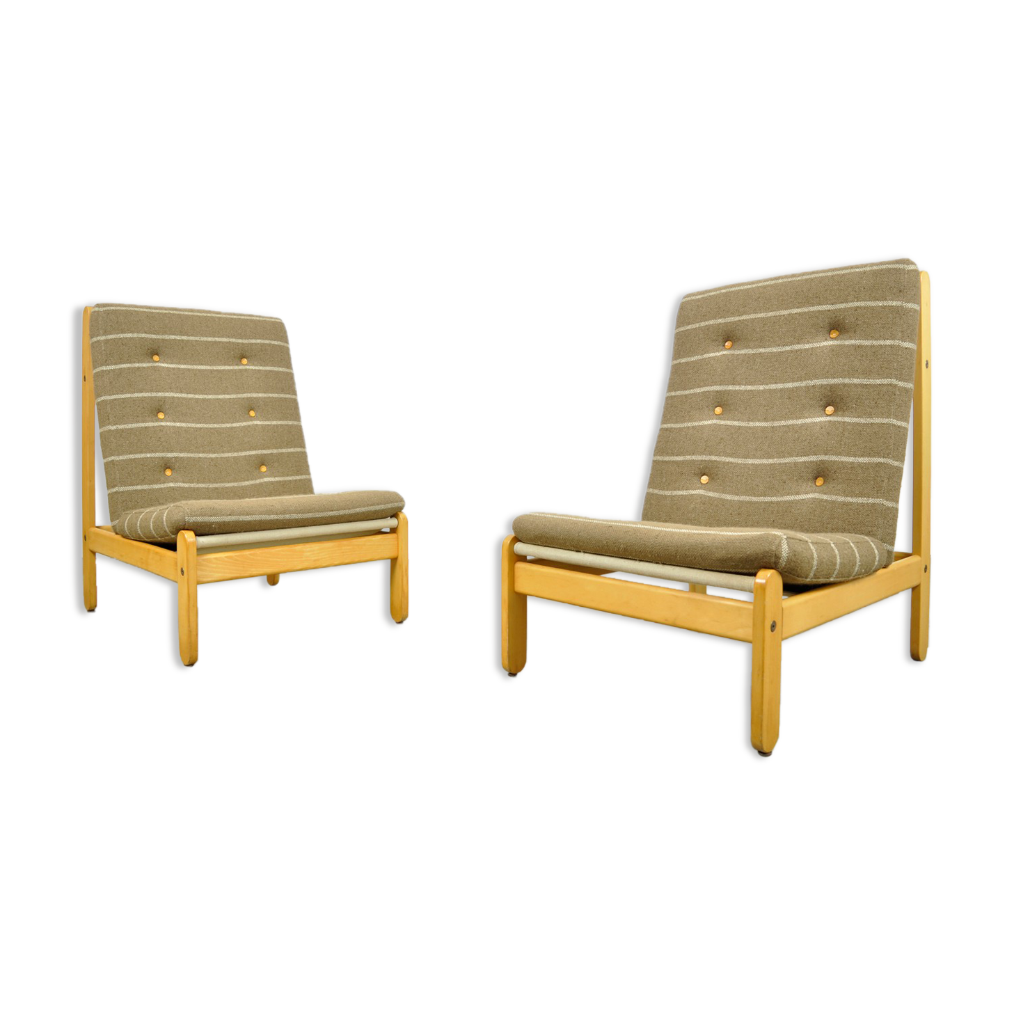 Armchairs by Bernt Petersen for Schiang Furniture, Denmark 1960s
