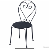 Wrought iron garden furniture