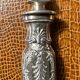 Art-Nouveau Sauce Spoon Floral Decor - Silver & Vermeil