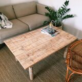 Farm table with cut feet
