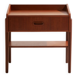 Restored teak nightstand